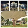Приюты 5,1х5,1 млн. Большой брезент палатка восьмиугольника из солнечного навеса 5 x 5 Наружный кемпинг -навес для кемпинга очень большой для 12 человек монстр укрытие палатки