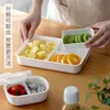 Set di stoviglie in porcellana di alta qualità mantieni un contenitore a microonde di bento box freshing con griglie separate359d