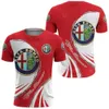 Męskie koszulki 2023 Alfa Romeo F1-Hombre Bluza Model Formula One Wygodna koszula na zewnątrz Summer 2022 T koszulki dla mężczyzn