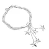 Conjuntos de jóias clássicas de mulheres 925 Sterling Silver 5pcs Sea-estrelas de colar de colar de figurilha colares de figurinos de figurinos de colares de braceletes273y