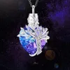 Collane a sospensione Tree of Life Cremation Collana urna per cenere Memoriale Pet Human236m