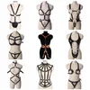 Belts Bdsm Adjustable Handmade PU Bandage Sexy Body Chest Harness Women Leather Strap Gothic Garter Belt Erotic Lingerie329h