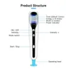 Maskin 2 i 1 ozon Plasma Pen Professionell LED MOLE Removal Pen Hud Tag Freckle Black Dot Wart Pimple Tattoo Remover Beauty Skin Care