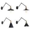 Wall Lamp American Wrought Iron Rh Decoration Bar Restaurant Art Gallery Black Personalized Simple Bedside