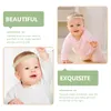 Bandanas 6 PCS Lace Flower Upband bébé Baby Elastic Hair Ties Bandons pour filles Accessoires pour tout-petits Borns
