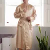 Men's Sleepwear PINK Chinese Men Rayon Nightwear Robe Summer Homewear Casual Sleepwear V-Neck Kimono Yukata Bathrobe Gown Size M L XL XXL XXXL T231223