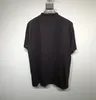 T-shirt da uomo più magliette per magliette per il collo rotondo ricamato e stampato in stile polare abbigliamento estivo con strade puro cotone 23wrt