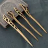 Hair Clips Chinese Ethnic Style Clip Pin Green Sandalwood Sticks For Women Chopstick Simple Accessories Girls Hairstyle Tool