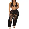 Gymkläder Kvinnors sexiga Tassel Knit Pants Set Womens Summer Work Suits Outfits Sequin For Women Ladies Jumpsuits Dressy