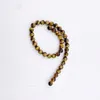 Hot selling 6MM 8MM 10MM 12MM 14MM natural tiger eye stone long chain round bead loose bead with bead string handmade DIY jewelry materials bracelet necklace