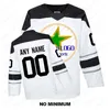 Personalizza le maglie hockey newfashion (qualsiasi logo qualsiasi numero qualsiasi nome) Nome personalizzato Numero team Logo Numero colorato a maniche lunghe