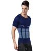 Homens térmicos Shapers Ultra Sweat Muscle Shirt Neoprene Bainha Slim Bainha Feminino Corsário Abdomen Belém Shapewear Tops Vest NY0945797935