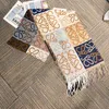 Designer LOWEE Scarf For Mens Womens Color matching cashmere Winter Wool Fashion Classic Luxury Shawl Homme size 210*65cm