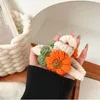 Autumn Winter Plush Flowers Hair Claw Catch Clip Large Colour Female Elegant Hair Clip Woman Hair Accessories Gifts