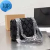 Flap Bag Vintage CC Çanta koyu mavi kot gümüş zincir donanım omuz kayışları tasarımcı kadınlar lüks eyer çanta