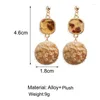 Dangle Ohrringe Wenn ich geometrische Samt Leopard für Frauen Vintage Winter winzig Weiche Ball Herz Tropfen Schmuck Weihnachtsgeschenke