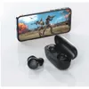 Qcy T17 True Wireless Bluetooth Warphone в ушных мини -двойных затычках для спорта, бег, музыкальных звонках, длительное время автономной работы