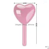 Gift Wrap Plastic Candy Box Heart Lollipop Shaped Small Packing Boxes Wedding Party Birthday Baby Shower Decor Supply Drop Delivery Ot9Fr