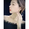 Designer viviene Westwoods Viviennewestwood Trendy Niche Light Luxury Planet Pearl Bracelet Collarbone Chain Western Empress Dowager Ship Anchor Saturn Pearl Ne