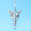 925 Sterling Sliver Wedding Jewelry Lord Princess Arwen Evenstar Pendant Halsband för kvinnor Arwen Crystal Q0531238N