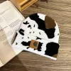 Новые дизайнерские шляпы мужская женская женская шапочка молоко леопардовое леопардовое