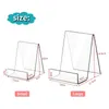 Jewelry Pouches 6PACK Acrylic Book Stand Clear Display Easel Holder For Displaying Picture Books Music Sheets(Large)