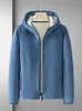 VINTER BASIC THICH WARM HOUDIE MEN ZIP UP POLAR FLEECE Sweatshirts 7xl 8xl Plus Size Solid Casual Thermal Hoody Jacket 231222