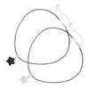 Colares pendentes 2 PCs Clavicle Chain Colar Star Summer Summer Fashion Jewelry Pu para meninas Miss Gestalistas