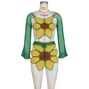 Women's Swimwear DEARIRIS 2023 Beach Suit Sexy Hand-crocheted Sunflower Swimsuit Cover Ups