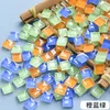 450pcs Solid Color Square Glass Mosaic Fliesen Kunst- und Handwerksmaterial Mosaikfliesen für Hobbys kreativ machen Kinder Rätsel 10mm 231222