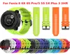 Bracelet de sangle de silicone sport pour Garmin Fenix ​​6 6x 6S Pro5s 5x 5 Plus 3HR Bands en caoutchouc 945 935 Watchband 20 22 26 mm Quick Fit W5545943