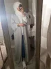 Etniska kläder Saudiska kvinnor Abayas klänning Ramadan Muslim bälte Jalabiyat Solid Modest Casual Open Kimono Marockan African Kaftan