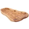 Schalen Holz Servierplatte Brot Tablett Fruchtplatte Sandwich Schüssel Teigboden Salat Käseschmuck