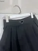 Women Brand Skirt Abbigliamento per signore Summer Quality Triangular Logo Big Swing Long Fashion Kirt Dic 22