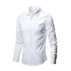 Camicie casual da uomo camicia a maniche lunghe facili ferro sottile rughe perfette perfette affari corti per uomo y2k tops stoffa