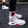 Skor 2021 High Top Men Women Tennis Shoes Lace Up Chunky Male Red Sneakers Gym Female White Sport Boot Tenis Masculino Feminino Femme