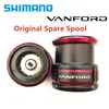 로드 오리지널 Shimano Vanford 회전 낚시 릴 예비 스풀 1000 C2000S 2500SHG C3000HG 4000 4000MHG C5000XG 얕은 깊은 스풀