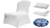 Vevor White Spandex Chair Cover 50pcs100 PCS Stretch Polyester Spandex Hlebcovers pour Banquet Dining Party Mariding Chair Covers 29294679