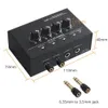 Mixer link per professionista mini auricolare mini auricolare mini auricolare alle cuffie TRS bilanciate jack di output e trs input audio stereo amp