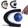 LED Magnetic Levitation Electronic Floating Globe World Map Anti-Gravity LED Night Light Home Decoration Novelty Birthday Gift286Z