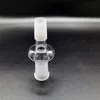 Toptan 10mm 14mm 18mm erkek dişi cam adaptör konnektörü sigara içme aksesuarları buzlanma başı net 14 stil su borusu yağı teçhizatı bong bubbler kase