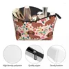 Sacs de cosmétiques Modèle de teckel Trapézoidal Portable Makeup Daily Rangement Bag pour les bijoux de toilette Travel