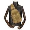 Outdoor -Taschen Outdoor Military Tactical Sling Sport Travel Chest Bag Umhängetasche für Männer Crossbody Taschen Wandercampingausrüstung L231224