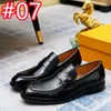 40modell lyxdesigner män oxford skor glid på split tå kaffe svart formella män klädskor mocka lapptäcke krokodiltryck läderskor män