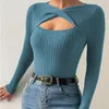 Женские блузки леди -базовая топ Slim Fit Женщины Осень Solid Color Spring Blouse