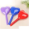 Gift Wrap Plastic Candy Box Heart Lollipop Shaped Small Packing Boxes Wedding Party Birthday Baby Shower Decor Supply Drop Delivery Ot9Fr