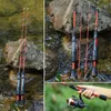 Łódź wędkarska Sougayilang 63 cm 71 cm Winter Lod Fishing Wods 2 sekcje Ultralight Portable Winter Risping Rękołaj