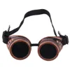 Cyber ​​Gogggles STEAMPUNK LOCESSES VINTAGE SOUDANT PUNK Gothic Victorian Outdoor Sports Sunglasses2432