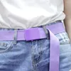 Belts Canvas Automatic Fashion Men Women Nylon Belt Fans Buckle