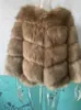 Women's Fur Faux Fur RR1522 Fluffy Faux Fur Coats Womens Fashion Winter Warn Fake Fur Jackets Females Long Sleeve Fur Coat Woman Length 60cm T231223